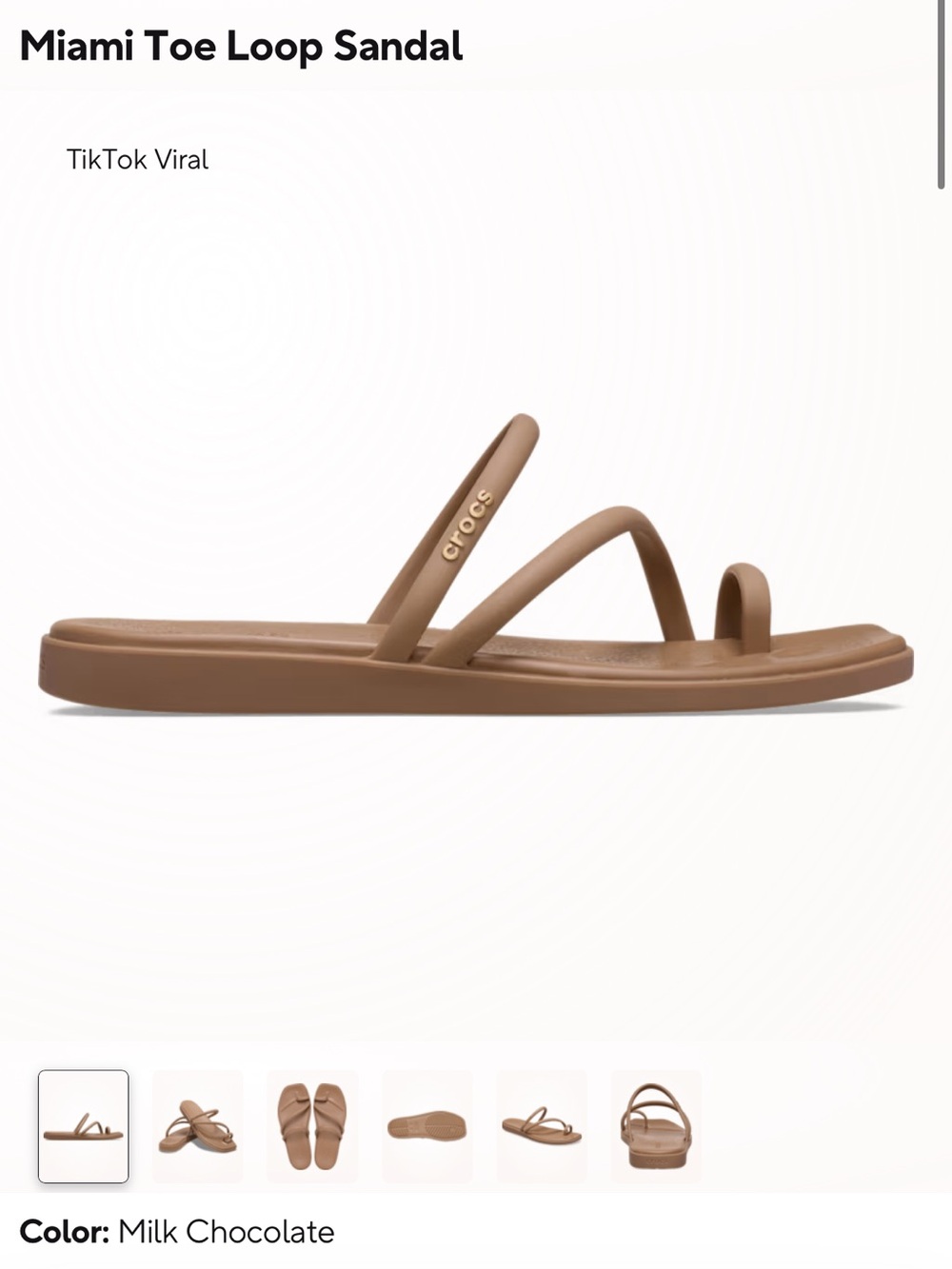 Crocs Miami Toe Loop Sandal
